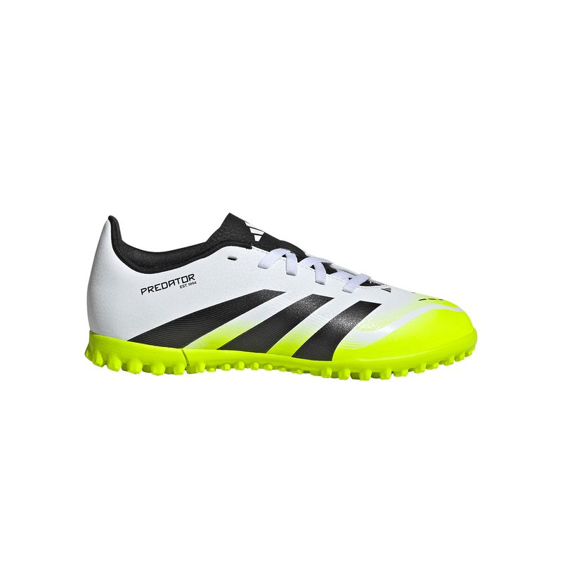 Zapatillas-Football-Unisex-Adidas-Predator-Club-Tf-J-Junior-Blanco