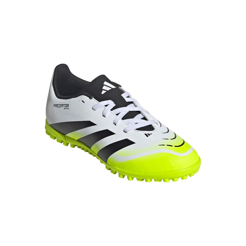 Zapatillas-Football-Unisex-Adidas-Predator-Club-Tf-J-Junior-Blanco