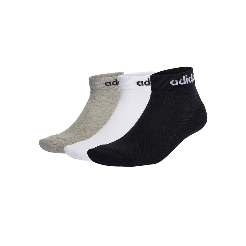 Accesorios-Training-Unisex-Adidas-C-Lin-Ankle-3p--Gris