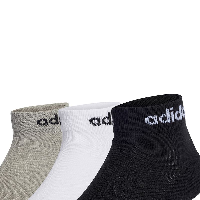 Accesorios-Training-Unisex-Adidas-C-Lin-Ankle-3p--Gris