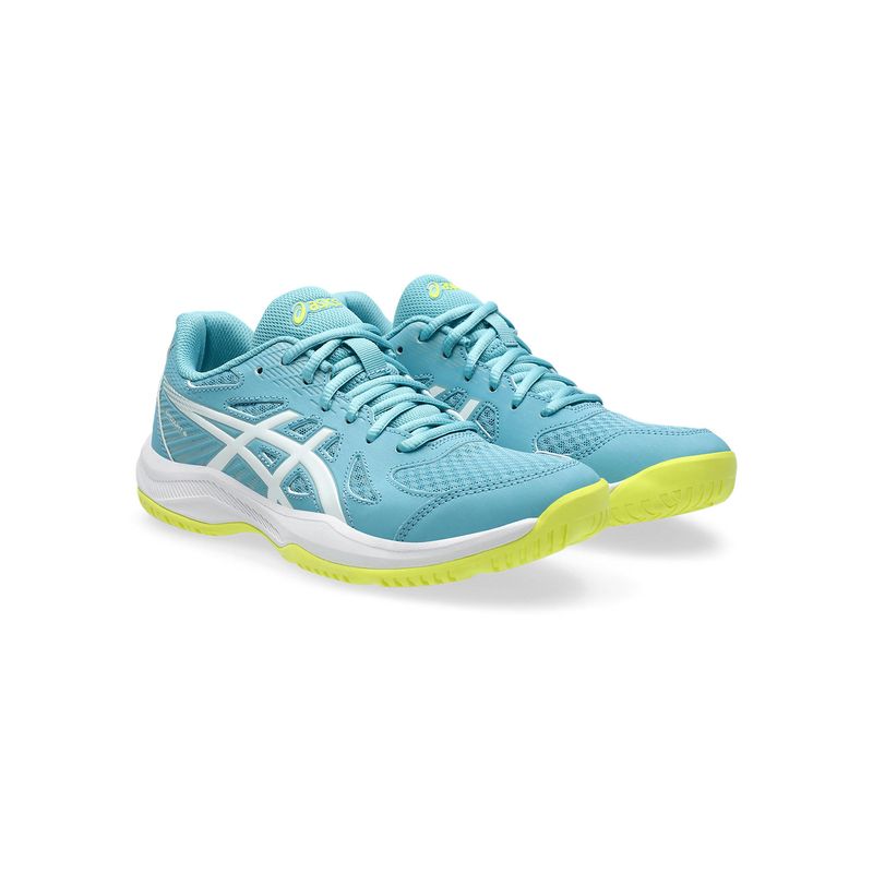 Zapatillas Volleyball Mujer Asics Upcourt 6 C Celeste