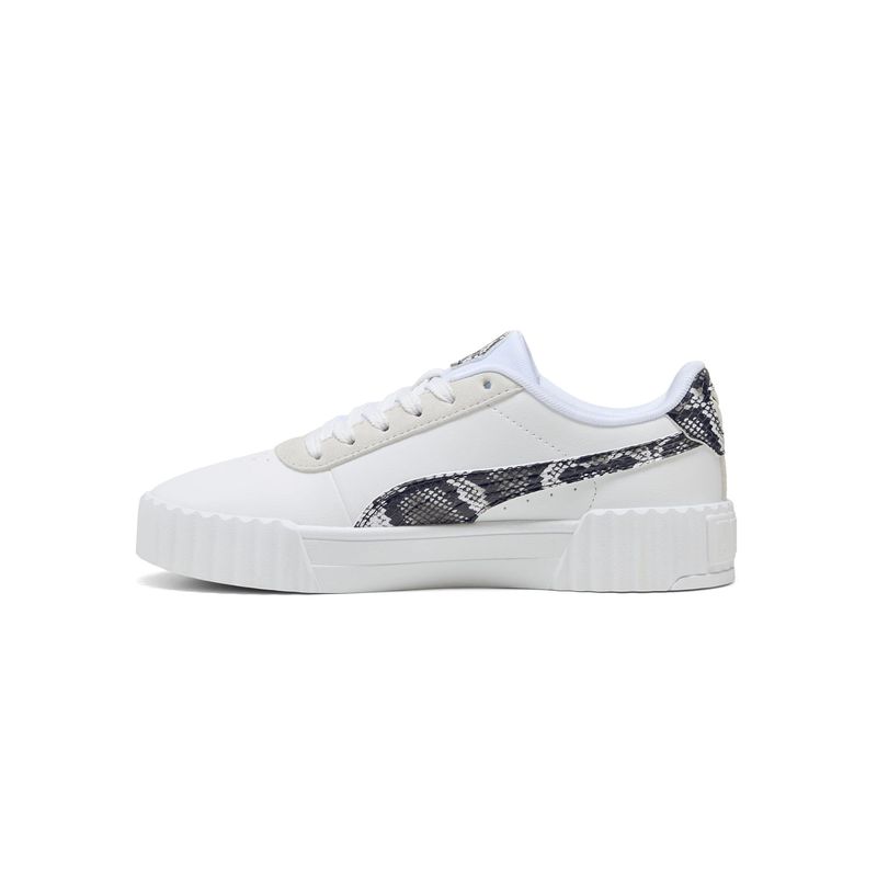 Zapatillas Urbanas Mujer Puma Carina 3.0 Snake Chic Blanco