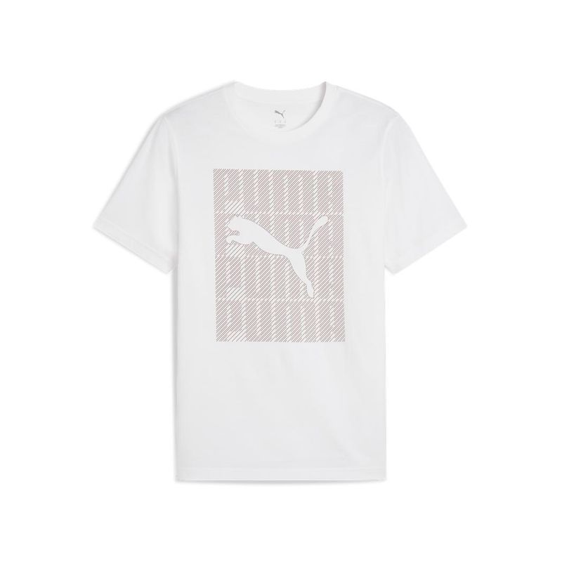 Ropa-Urbano-Hombre-Puma-Graphics-Wording-Tee--Blanco