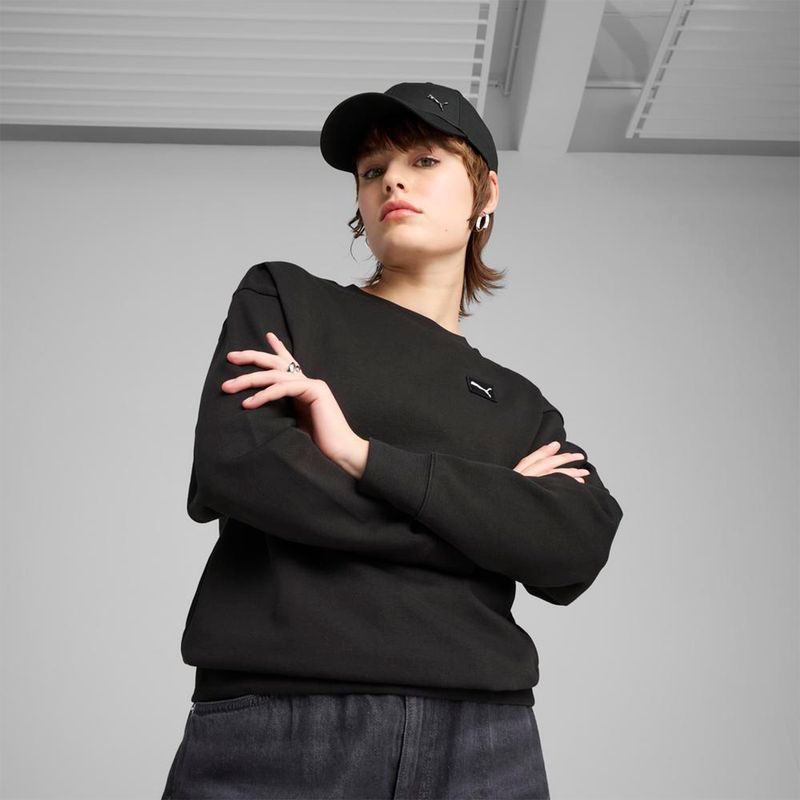 Accesorios-Urbano-Unisex-Puma-Ess-Metal-Cat-Bb-Cap--Negro