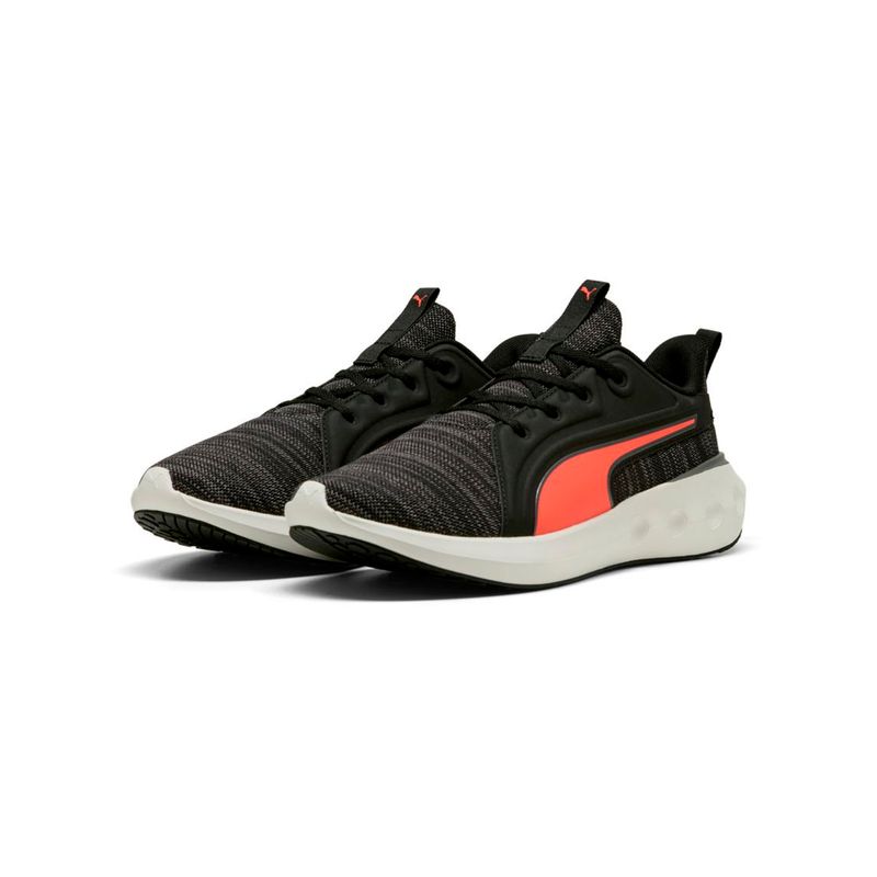 Zapatillas Running Hombre Puma Softride Carson Knit Negro