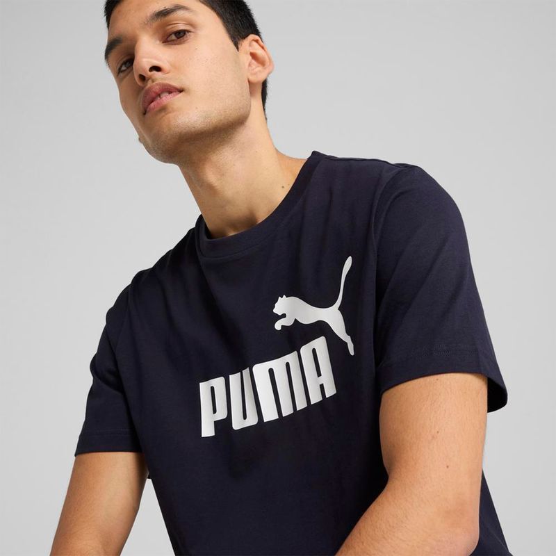 Ropa-Urbano-Hombre-Puma-Ess-No.-1-Logo-Tee--Azul