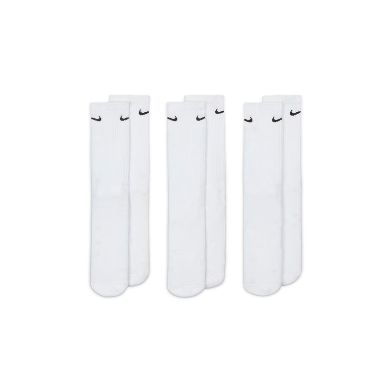 Accesorios Training Unisex Nike U Nk Everyday Cush Crew 3pr Blanco