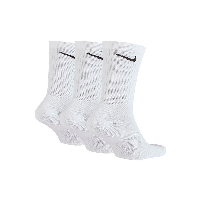 Accesorios-Training-Unisex-Nike-U-Nk-Everyday-Cush-Crew-3pr--Blanco