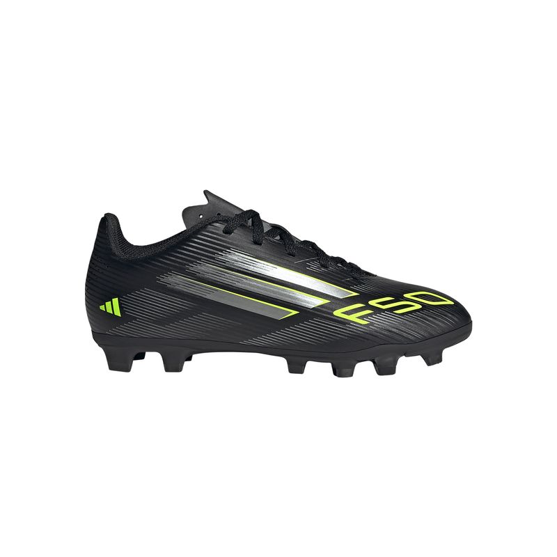 Zapatillas-Football-Unisex-Adidas-F50-Club-Fg-mg-J-Junior-Negro