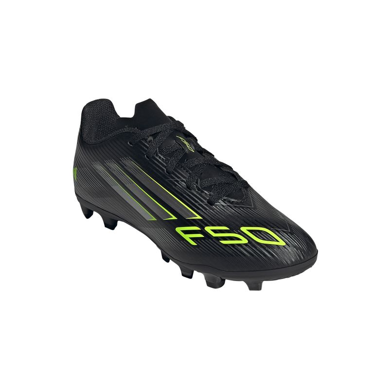 Zapatillas-Football-Unisex-Adidas-F50-Club-Fg-mg-J-Junior-Negro