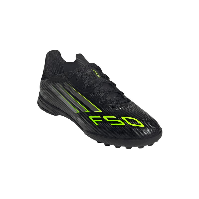 Zapatillas-Football-Unisex-Adidas-F50-League-Tf-J-Junior-Negro