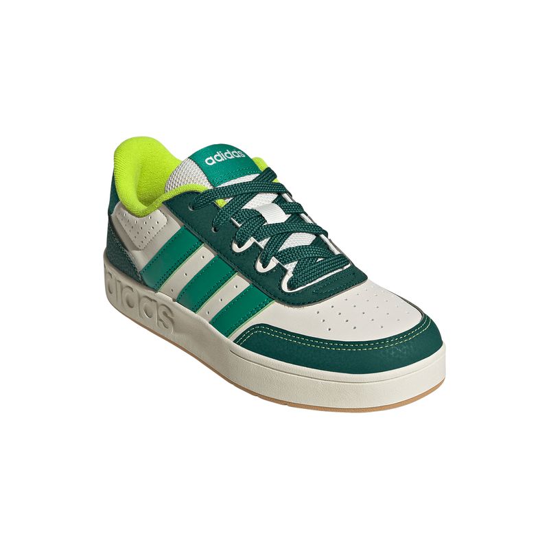 Zapatillas Urbanas Unisex Adidas Breakbase J Junior Blanco