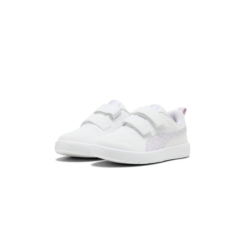 Zapatillas Urbanas Mujer Puma Courtflex V3 Dotty V Ps Pre Escolar Blanco