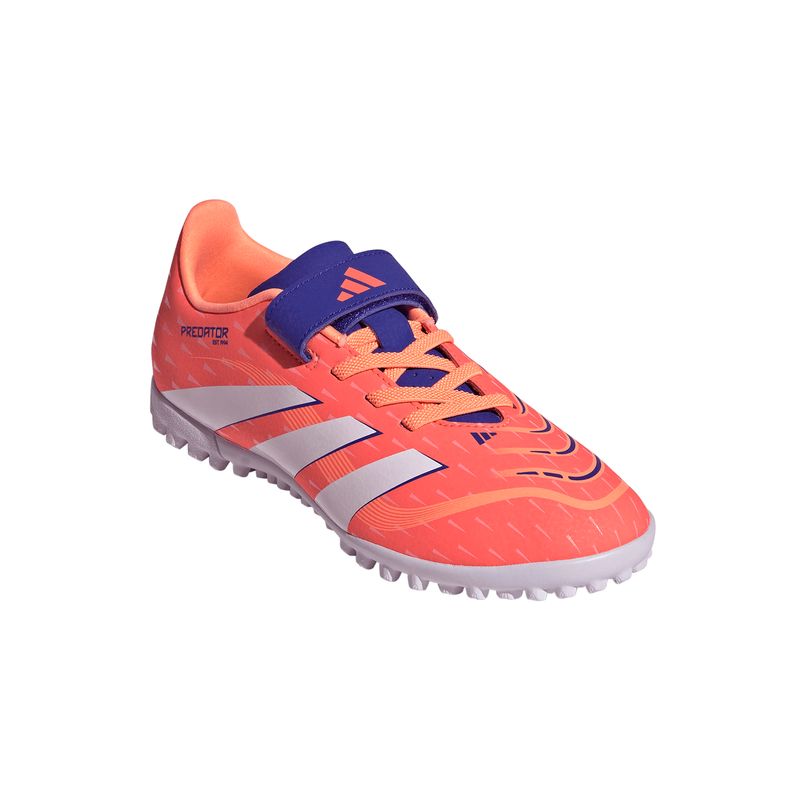 Zapatillas-Football-Unisex-Adidas-Predator-Club-Tf-J-Junior-Naranja