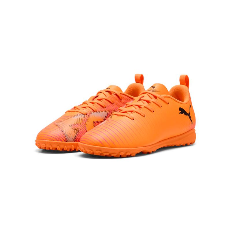 Zapatillas-Football-Unisex-Puma-Future-8-Play-Tt-Jr-Junior-Naranja