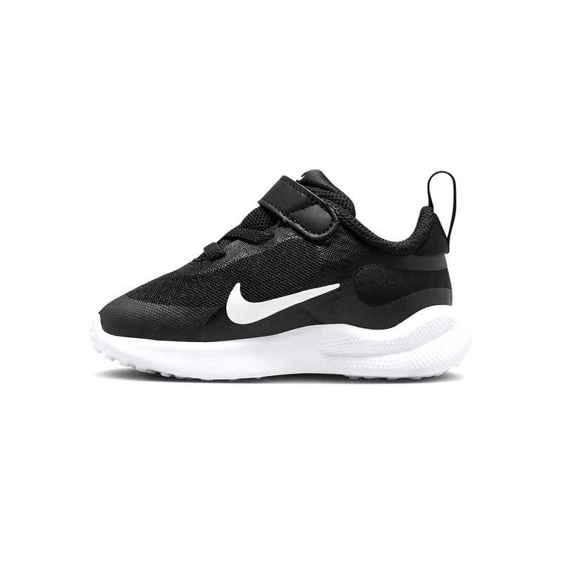 Zapatillas Urbanas Unisex Nike Revolution 7 Tdv Infante Negro