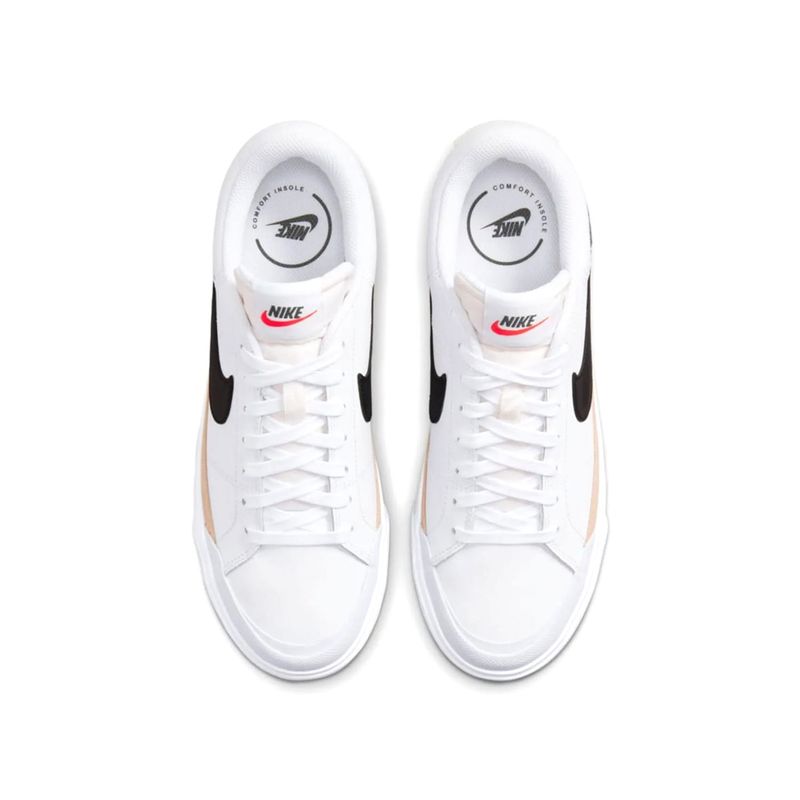 Zapatillas Urbanas Mujer Nike Wmns Court Legacy Lift Blanco