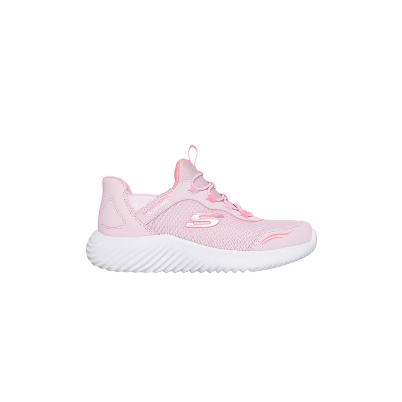 Zapatillas Urbanas Mujer Skechers bounder Pre Escolar Rosado