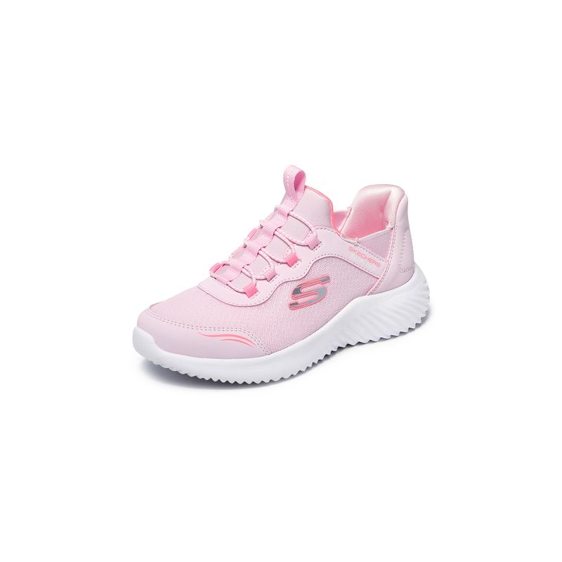 Zapatillas Urbanas Mujer Skechers bounder Pre Escolar Rosado