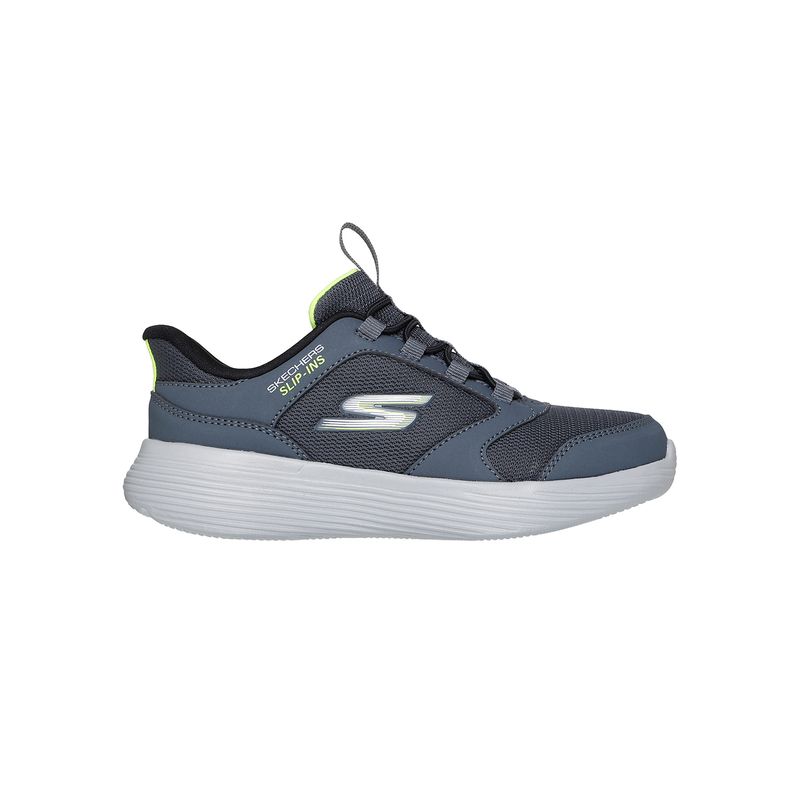 Zapatillas Urbanas Hombre Skechers go Run 400 V2 Pre Escolar Gris