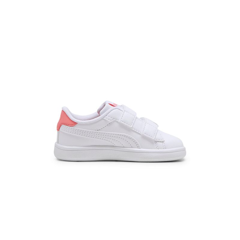 Zapatillas Urbanas Unisex Puma Smash 3.0 Badges V Inf Infante Blanco