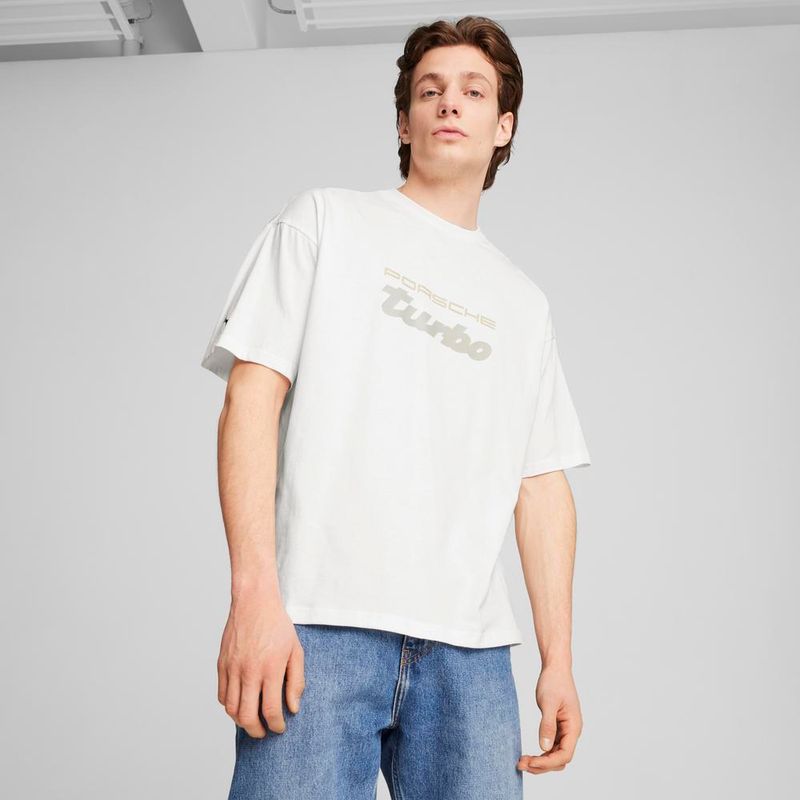 Polos Motorsport Hombre Puma Pl Ess Tee Blanco