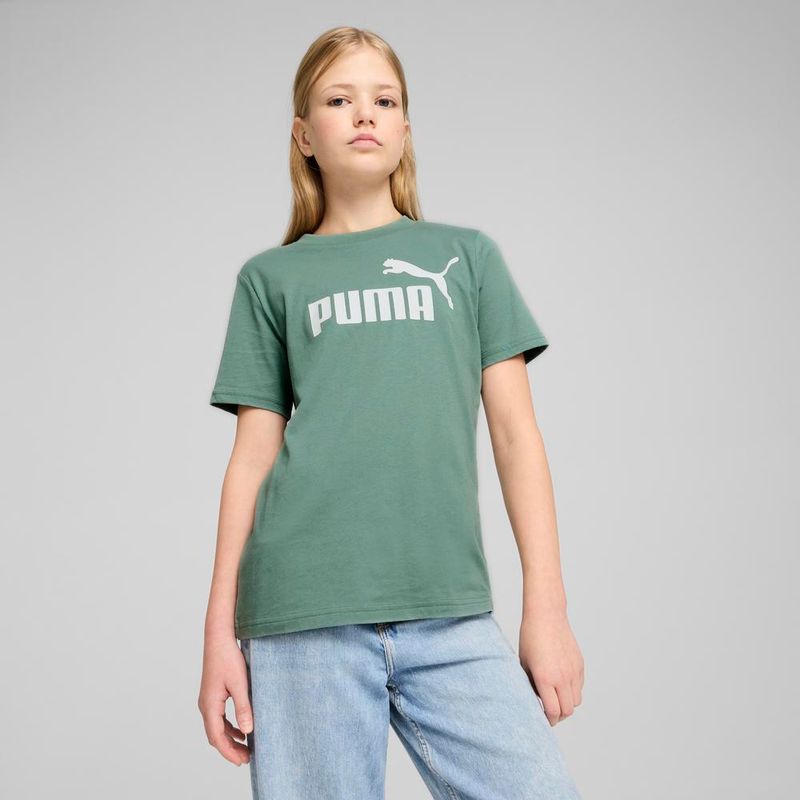 Polos Urbano Mujer Puma Ess No. 1 Logo Tee GJunior Verde