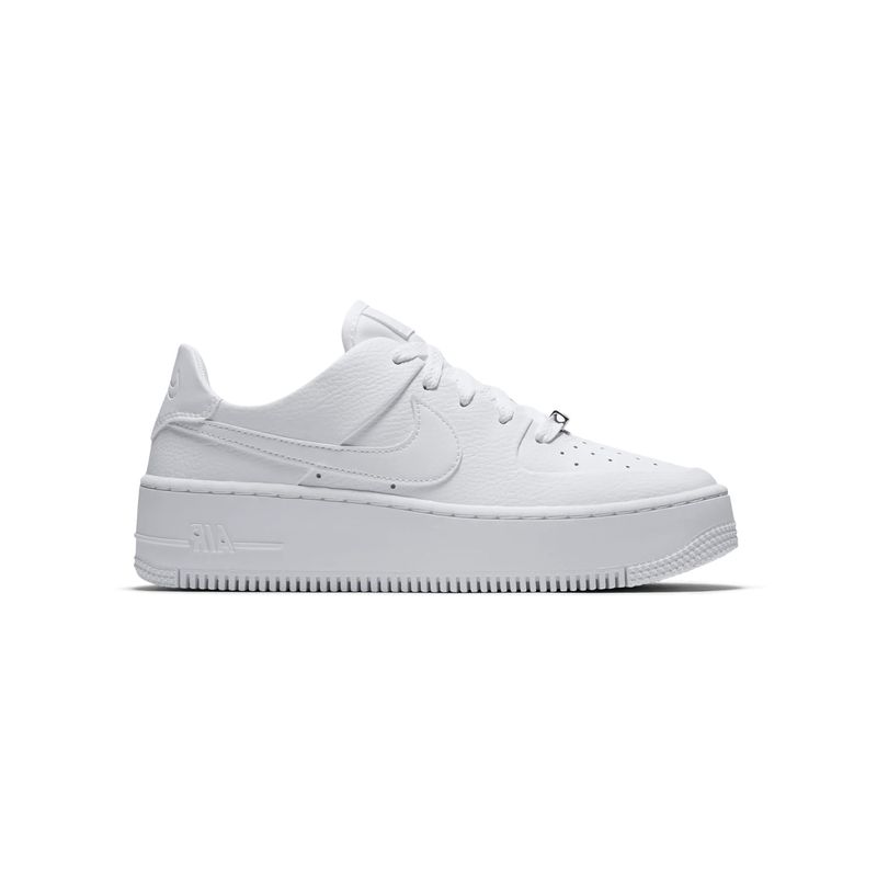 Zapatillas Basketball Mujer Nike Wmns Af1 Sage Blanco