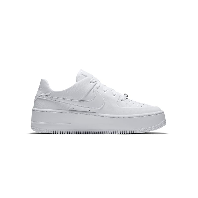 Zapatillas Basketball Mujer Nike Wmns Af1 Sage Blanco