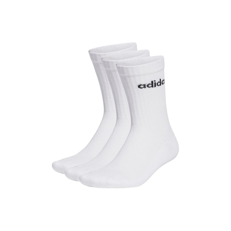 Medias Urbano Unisex adidas C Lin Crew 3p Blanco