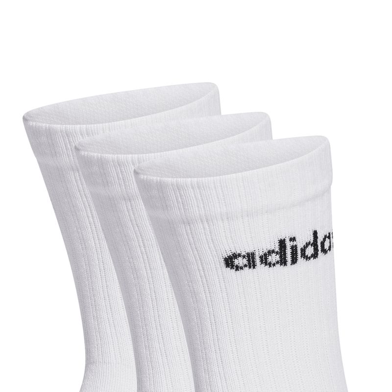 Medias Urbano Unisex adidas C Lin Crew 3p Blanco