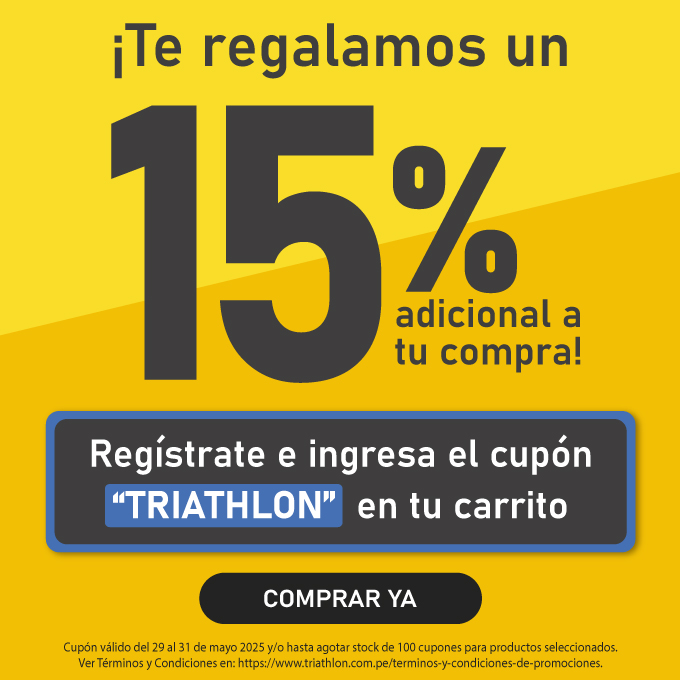 Cupón Triathlon 15%