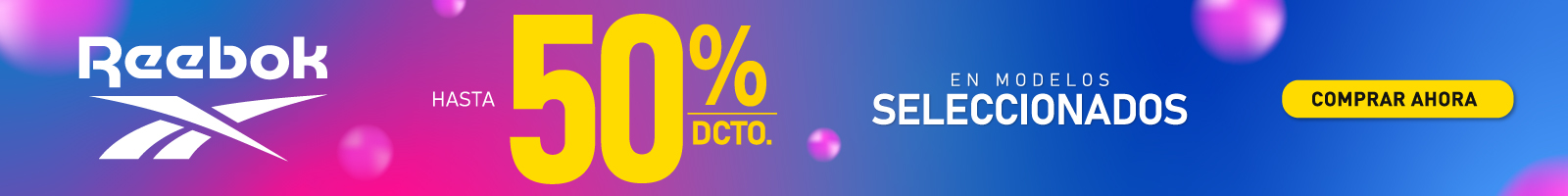 Todo Reebok hasta con 50% de descuento