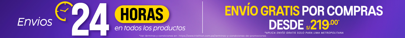 Envío gratis por compras desde S/ 219