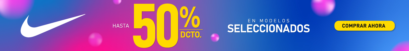 Todo Nike hasta con 50% de descuento