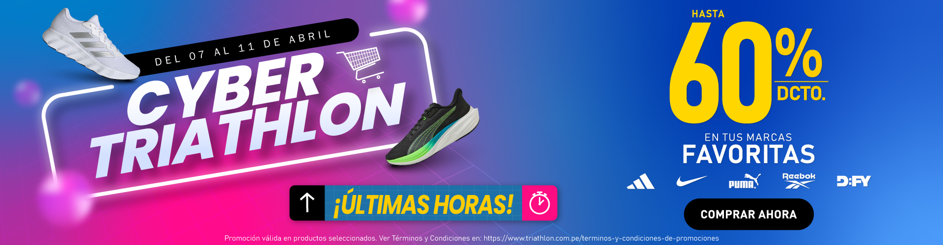 Cyber hasta 60% de descuentos